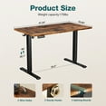 thumbnail image 5 of MAYEERTY 48" × 24" Lifting Computer Table Height Adjustable Standing Desk for Home Office, 5 of 5