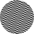thumbnail image 1 of Ahgly Company Indoor Round Patterned Light Gray Novelty Area Rugs, 4' Round, 1 of 6