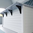 thumbnail image 4 of Ekena Millwork 2"W x 7 1/2"D x 10"H Nevio Wrought Iron Bracket, (Triple center brace) (6-Pack), 4 of 4