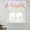 Pink, variant on Yellow Ombre Stripe Tie Up Valance Curtains for Windows, Kitchen Curtains Window Treatments, Modern Abstract Art Gradient Striped Short Window Shades Valances for Bedroom Bathroom Cafe 42"x12"