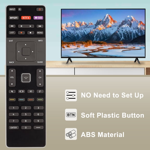 New XRT510 Remote Control for Vizio TV M321i-A2 M401i-A3 M471i-A2 M501D-A2 M501D-A2R M551D-A2 M551D-A2R M601D-A3 M601D-A3R M651D-A2 M651D-A2R
