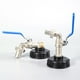 thumbnail image 1 of Riwesomey IBC-Conector de grifo de tanque de combustible Adaptador de conector dual de agua de jardín 1/2 con chupete de plástico Herramientas y ferretería Riwesomey TO003643-00, 1 of 1