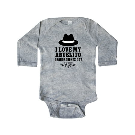 

Inktastic Grandparents Day I Love My Abuelito Gift Baby Boy or Baby Girl Long Sleeve Bodysuit