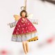 thumbnail image 1 of Hand Painted Nordic Iron Angel Pendant New Year Metal Christmas Ornaments Pendants Hanging Gifts Xmas Tree Decor Home Decoration, 1 of 4