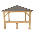 thumbnail image 2 of Yardistry 12' Meridian Wood  Bar Counter, 2 of 5