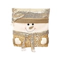 thumbnail image 2 of CEHVOM Christmas Decoration Chair Cover Snowman Chair Cover Gold Sequins, 2 of 6
