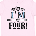 thumbnail image 4 of Inktastic 4th Birthday 4 Year Old Arrow Girls Toddler T-Shirt, 4 of 5