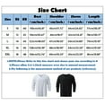 thumbnail image 7 of Zshosam Shirts for Men Men's Slim-Fit Long-Sleeve Big And Tall T-Shirt(Black,XXL), 7 of 7
