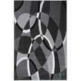thumbnail image 3 of Handcraft Rugs - Gray/Silver/Black/Abstract Area Rug Modern Contemporary Oval and Circle Design Pattern, 3 of 5