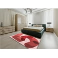 thumbnail image 5 of Ahgly Company Machine Washable Indoor Rectangle Transitional Light Coral Pink Area Rugs, 3' x 5', 5 of 7