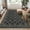 Black, variant on HIWEAVER Red 9' x 12' Geometric Floral Vintage Area Rug for Living Room Washable Non Slip Indoor Carpet for Bedroom Decor Low Pile Farmhouse Floor Cover