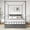 Black+Gray, variant on HSUNNS Queen Bed Frame, Queen Size Canopy Bed Frame with 2 Storage Drawers, Wooden Headboard and Footboard, Metal Platform Bed with Under-Bed Storage, No Box Spring Needed, Black+Brown