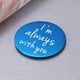 thumbnail image 2 of Moneda Coleccionable MIXJOY Abrazo de Bolsillo Doble Cara Azul, 2 of 7