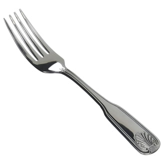 Winco 0030-11 European Table Fork – 18/8 Stainless Steel, Extra Heavy Weight, 8-1/8 Inch, Shangarila Pattern