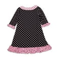 thumbnail image 2 of Me Me Me by Lipstik - Little Girls Long Sleeve Dress Asst Fabrics 29713-2T (black), 2 of 3
