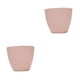 thumbnail image 1 of Cateissary Macetas ligeras y portátiles para bonsái y accesorios para bonsái para espacios pequeños plantas suculentas de plástico rosa rosa cereza 17CM 2Conjunto, 1 of 6