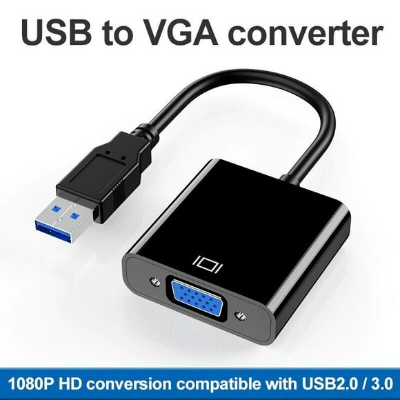 Supershield USB 3.0 to VGA Adapter USB to VGA Video Graphic Card Display External Cable Adapter for PC Laptop