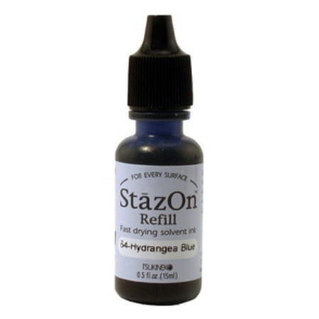 StazOn Ink Refill .5oz-Hydrangea Blue