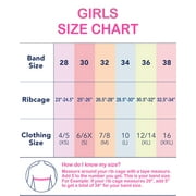 Wonder Nation Girls Wirefree T-Shirt Bra, 2-Pack, Sizes 30A-38A