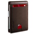 thumbnail image 1 of Billetera RUNBOX, delgada, de piel, para billetes, con bloqueo RFID, para hombre, 1 of 8