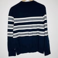 thumbnail image 2 of Nautica NAVY Men's Textured Stripe Crewneck Sweater, XXL, 2 of 2