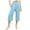 Light Blue, variant on Fengactive Little Girls Loose Capri Pants High Waisted Casual Lounge Pants Capris for Girls with Pockets