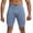 Mist Blue, variant on Men's Liner Compression Swim Trunks Quick Dry Bathing Suit Stretch 2 in 1 Beach Swimming Shorts