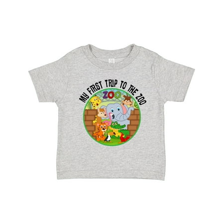 

Inktastic First Trip to the Zoo Gift Toddler Boy or Toddler Girl T-Shirt
