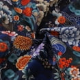 thumbnail image 6 of Ukiyo-e Hawaiian Shirt For Men Oriental Blossoms Shirt Camp Collar 100% Cotton, 6 of 8