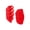 Red, variant on 1pair Fitness Nonslip Palms Sleeves Women Hand Wrist Palms Protectors Gloves for Weightlifting and Gym Workouts