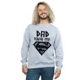 thumbnail image 2 of DC Comics Mens Superman Super Dad Sweatshirt, 2 of 3