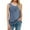 Blue, variant on Moonker Womens Tank Tops Summer Loose Sleeveless Top Under $5 Women O Neck Sleeveless Pure Color Lace Plus Size Vest Tops Loose T Shirt Blouse