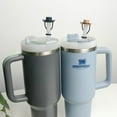 thumbnail image 3 of Sombrero vaquero de silicona Straw Toppers para Stanley Cup, 900 ml, 1,2 L, paquete de 4 unidades, 3 of 6