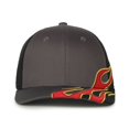 thumbnail image 2 of Outdoor Cap SKRRT-01 Flame Embroidery Mesh Back Cap-Charcoal-Black, 2 of 8