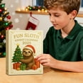 thumbnail image 3 of Sloth Countdown Calendar Interactive Animal Themed Advent with Mystery Surprise for Kids Holiday Celebration Countdown Activity, 3 of 5