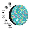 thumbnail image 4 of Naloa Donut PVC Leather Spare Tire Wheel Cover for Car Truck SUV Camper Trailer Universal Fit many size14 inch, 4 of 6
