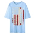 thumbnail image 4 of CHENge Men's 250 Anniversary USA 250th American Flag Patriotic 250 Years Short Sleeve Crew Neck T-Shirt, 4 of 4