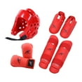 thumbnail image 1 of Equipo de karate, equipo de entrenamiento, espinilleras, equipo de boxeo, guantes Rojo S, 1 of 9