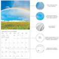 thumbnail image 5 of Graphique 2025 Chasing Rainbows Wall Calendar - 12” x 12” - Thick Paper - Home & Office Organizer - Large Monthly Grid - 3 Languages & Marked Holidays - 4 Month Preview Page for 2026, 5 of 6