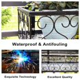 thumbnail image 5 of Hanging Flower Pot Stand Rack with Hooks, Metal Plant Pot Holder, Railing Shelf, Windows Decorate for Outdoor Garden Balcony Fence Patio（60X20CM）, 5 of 8