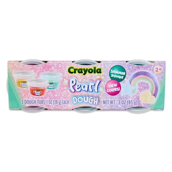 Crayola Silly Scents Pearl Dough 3 Pack 1 oz