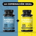 thumbnail image 3 of Magnesio Complex Beyond Vitamins Suplemento Alimenticio 710 mg Sin Rellenos 60 Cápsulas, 3 of 7