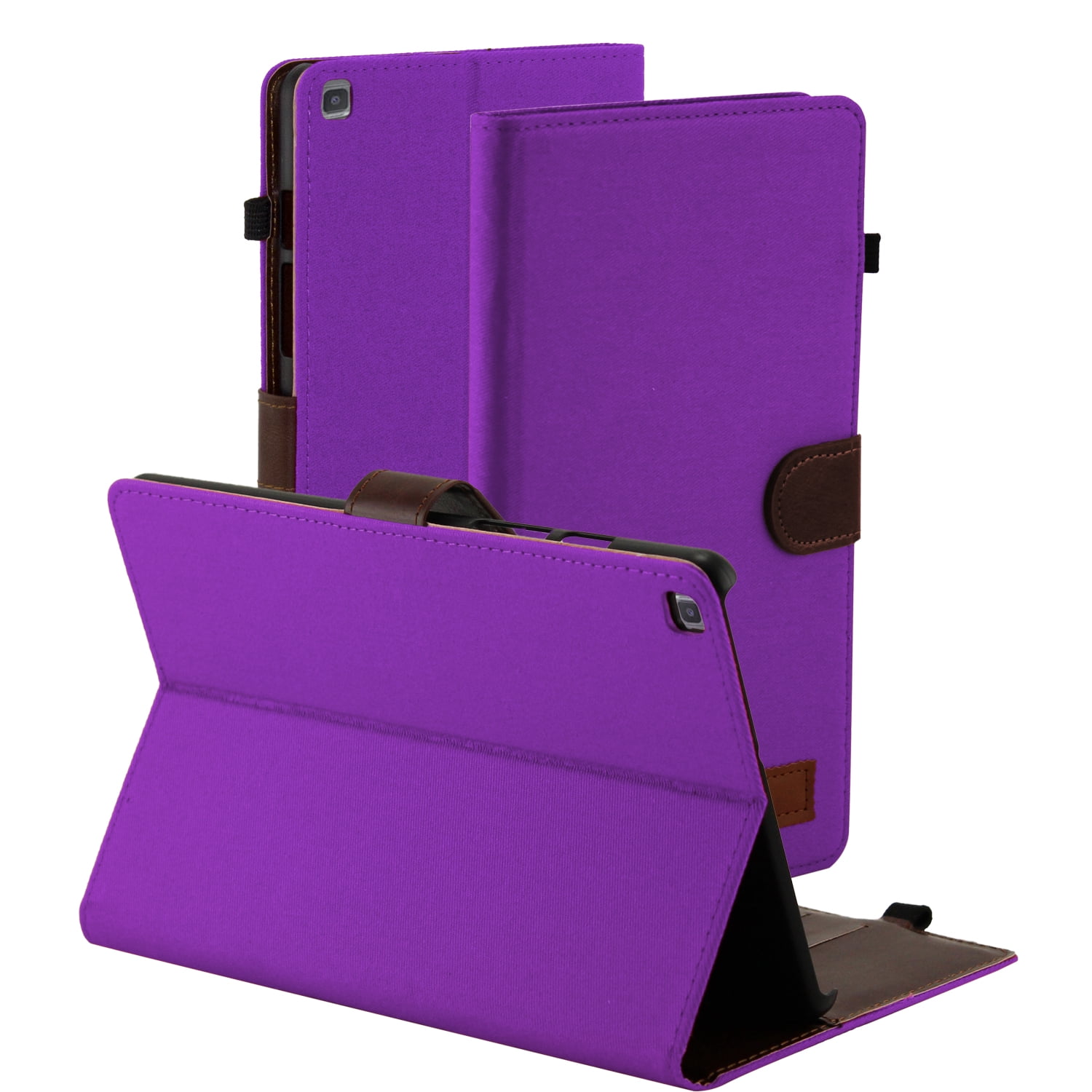 KIQ Galaxy Tab A 8 0 Case 2019 T290 PU Faux Portfolio Canvas kiq-galaxy-tab-a-8-0-case-2019-t290-pu-faux-portfolio-canvas