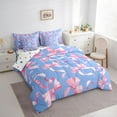 thumbnail image 3 of Homewish Xmas Snowman Snowflake Twin Bedding Sets 7-Piece for Children Boys Girls,Merry Christmas Bedding Comforter Set Microfiber,Happy New Year Breathable Sheet Sets,Microfiber Bedroom Decor, 3 of 8