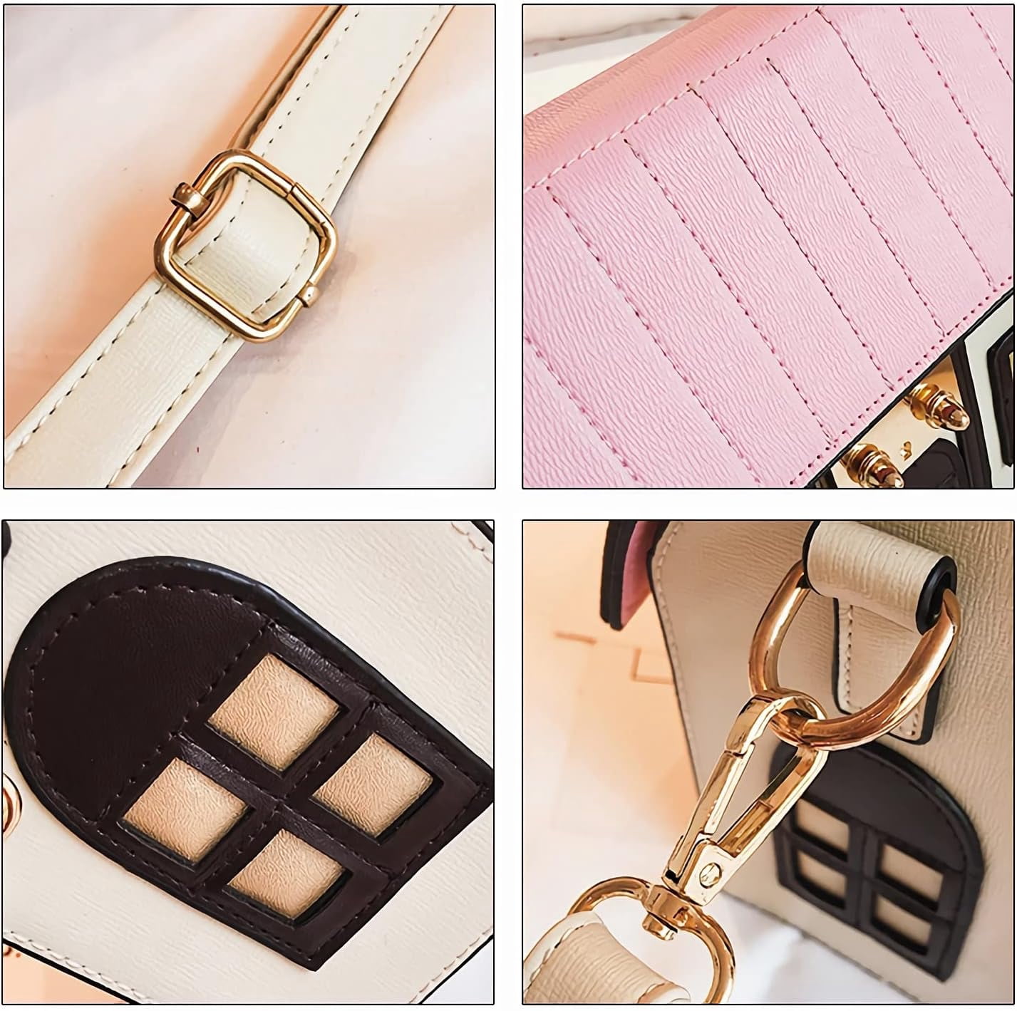 House Shaped Unique Novelty Purse for Women Mini Funny Weird Shoulder Crossbody Bag Handbag Clutch PU Leather