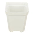 thumbnail image 3 of SeekLGT Square Plastic Plant Pots White Desktop Mini Flower Vase Nursery Seedling Pots for Vegetables Cacti and Cuttings 1PC, 3 of 9