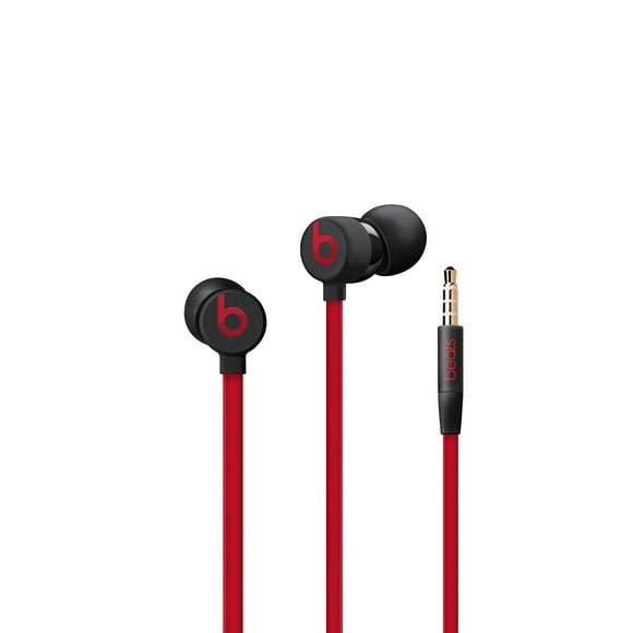 Beats By Dr. Dre UrBeats3 Wired In-Ear Headphones w/ 3.5mm Plug - Black / Red (Renewed)