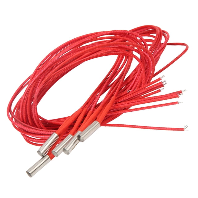 Heatering Cartridges, 5Pcs Heater DC 24V 40W Wide Compatibility For DIY 1m / 3.28ft