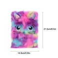 thumbnail image 4 of Baohd Cartoon Colorful Cat Panda Plush Notebooks Girls Pocket Diary Planner Notepad, 4 of 4