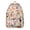 Beige-28, variant on Cute Butterfly and Flowers Backpack, Waterproof School Bag with Colorful Tropical Pattern and Artistic Print